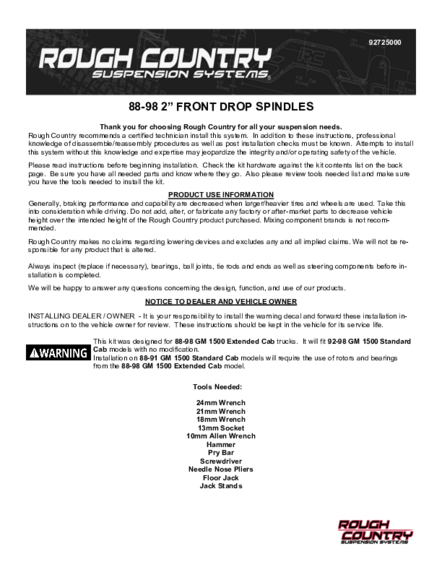 Installation Manual